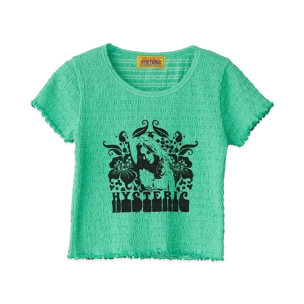HYSTERIC GLAMOUR Aloha Hysteric Chibi T-Shirt "Green"