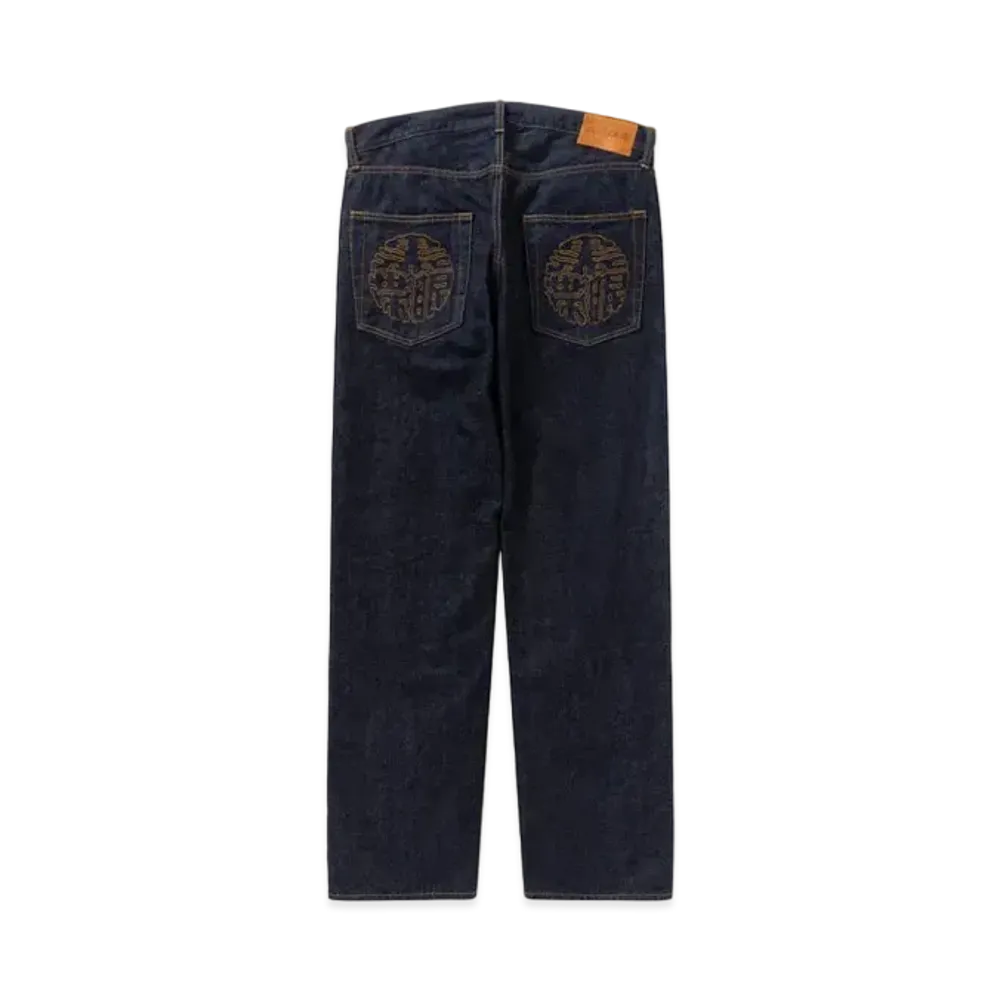 Black Eye Patch Kamon Jeans "Indigo"
