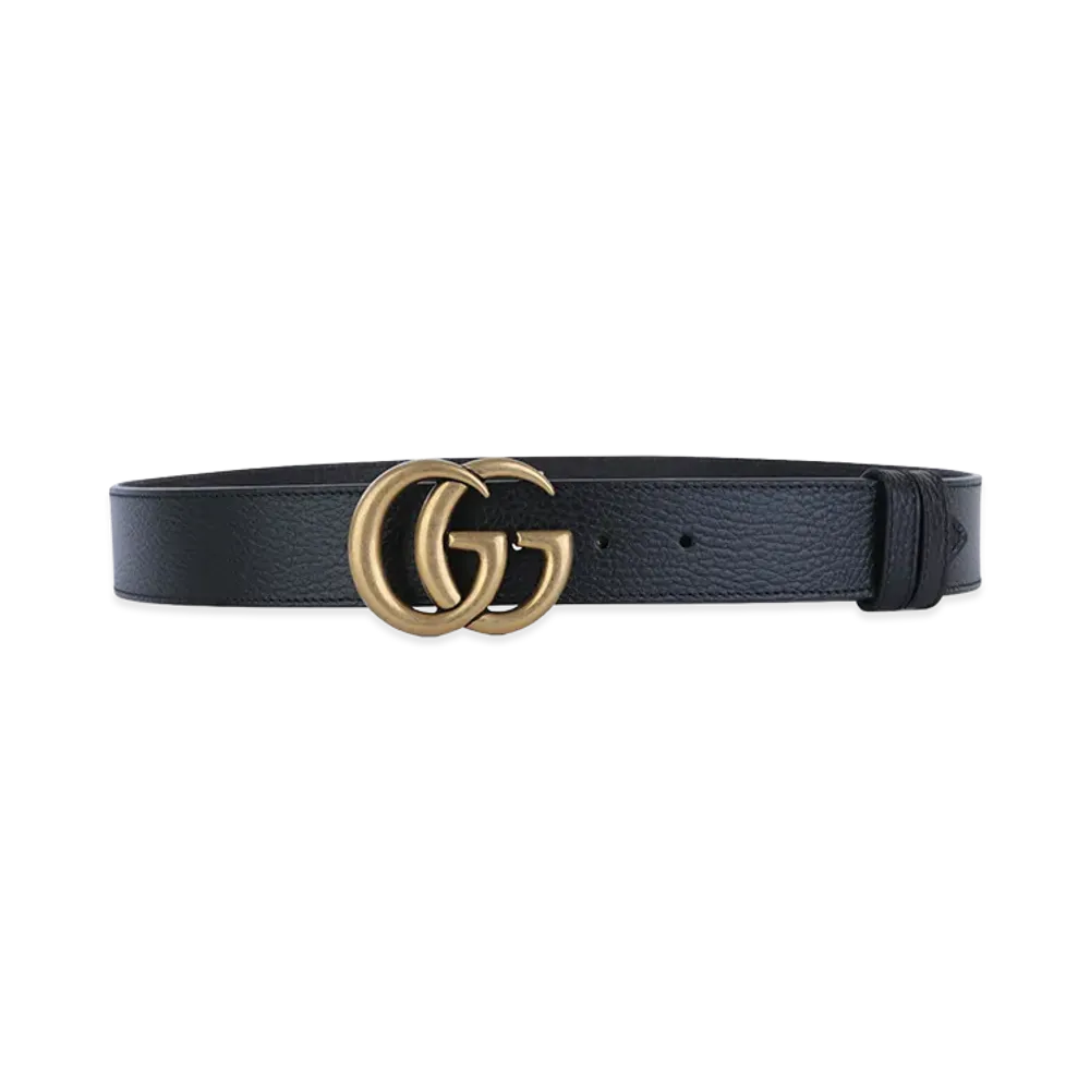 GUCCI Leather Reversible GG Belt "Black"