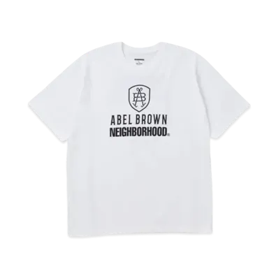 NEIGHBORHOOD x ABEL BROWN Tee SS-1 "White"
