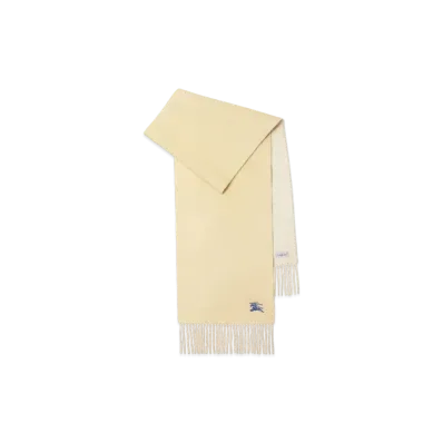 Burberry Reversible Cashmere Scarf "Sandstone"