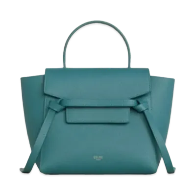 CELINE Nano Belt bag in Grained Calfskin "Prussian Blue"
