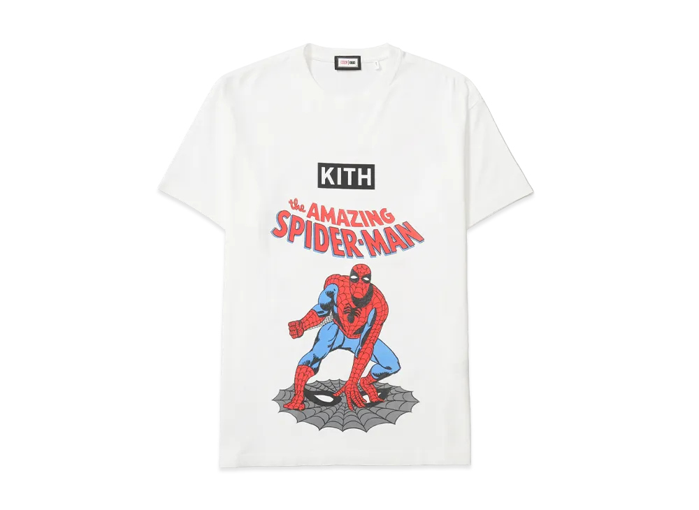 Marvel x Kith Spider-Man Allies Vintage Tee "White"