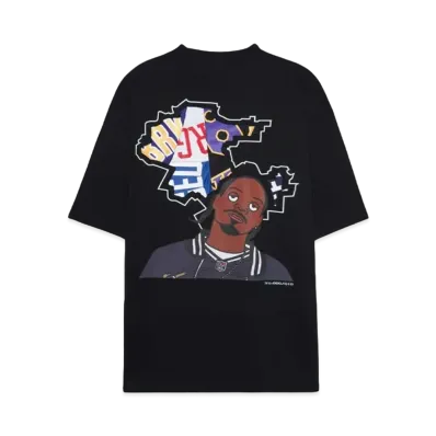 RISA x CIVIATELIER LOS ANGELES DOGGY TEE -009/010- "BLACK"