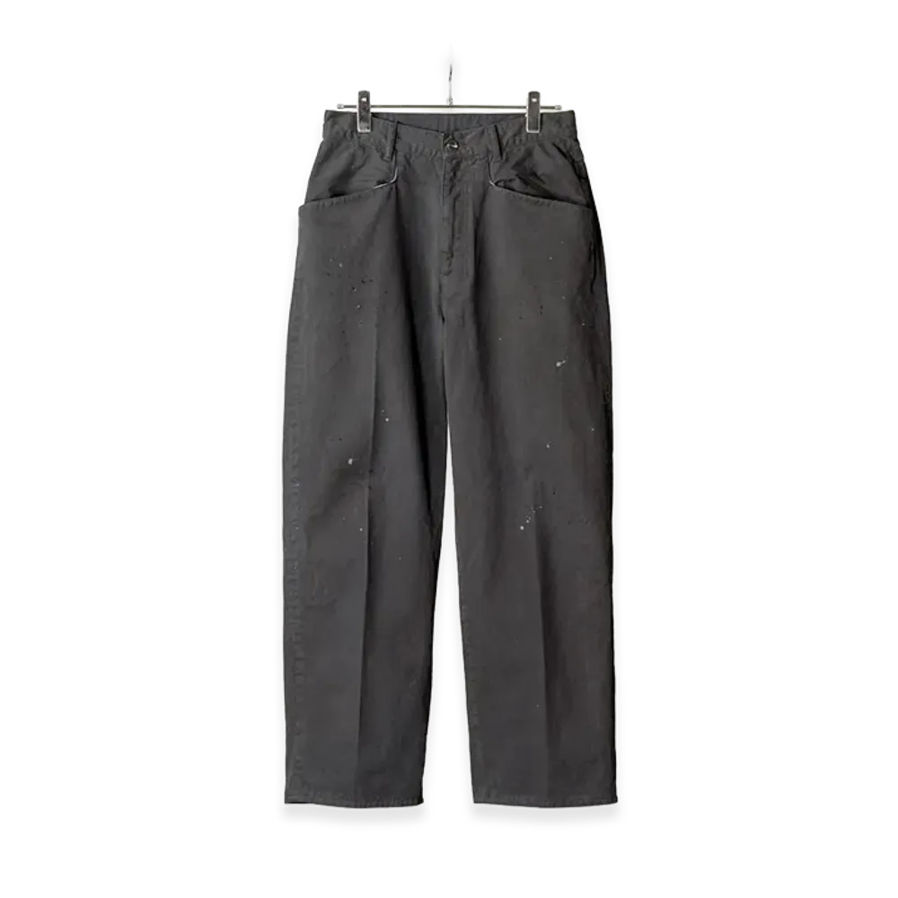 ANCELLM Aging Chino Slacks "Black"
