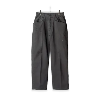 ANCELLM Aging Chino Slacks "Black"