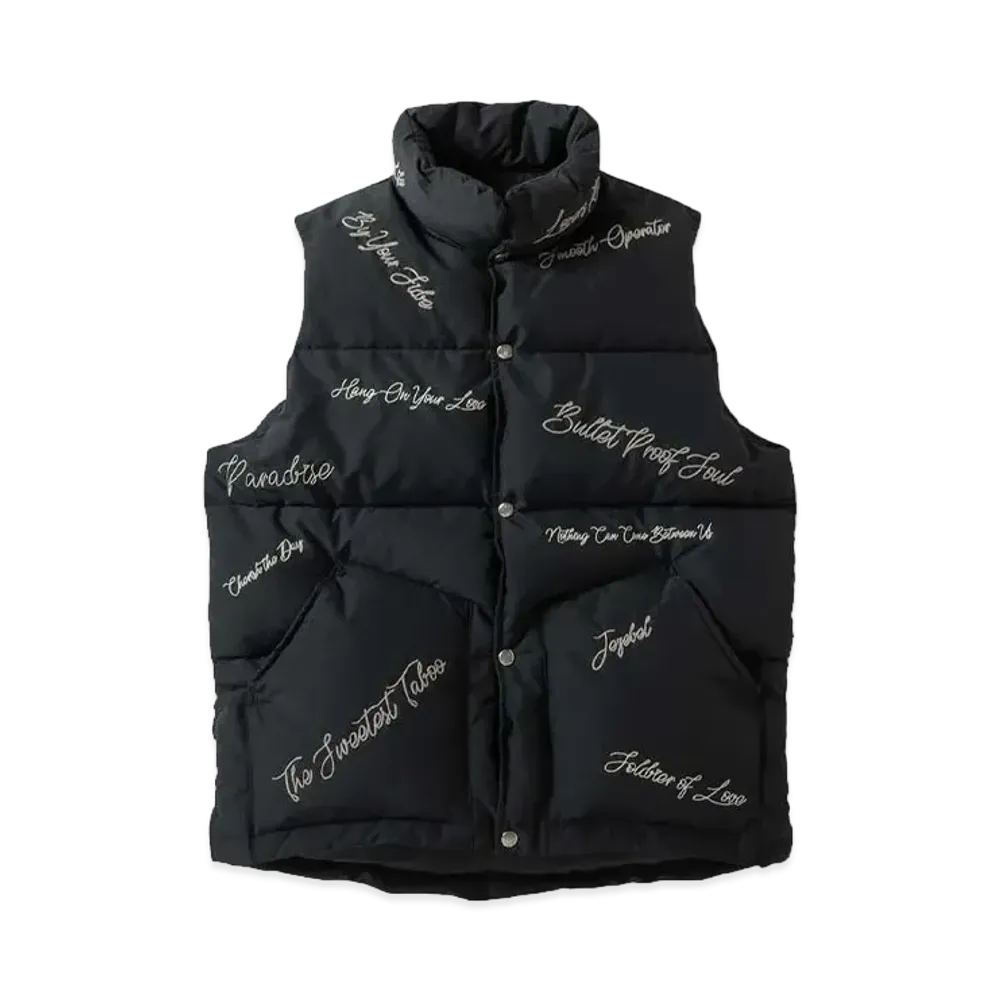 NEXUSVII. SADE R/S DOWN VEST "BLACK"