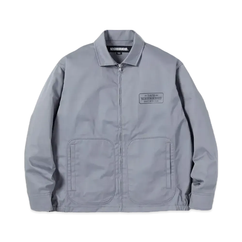 NEIGHBORHOOD Front Zip JK . EC "Gray"