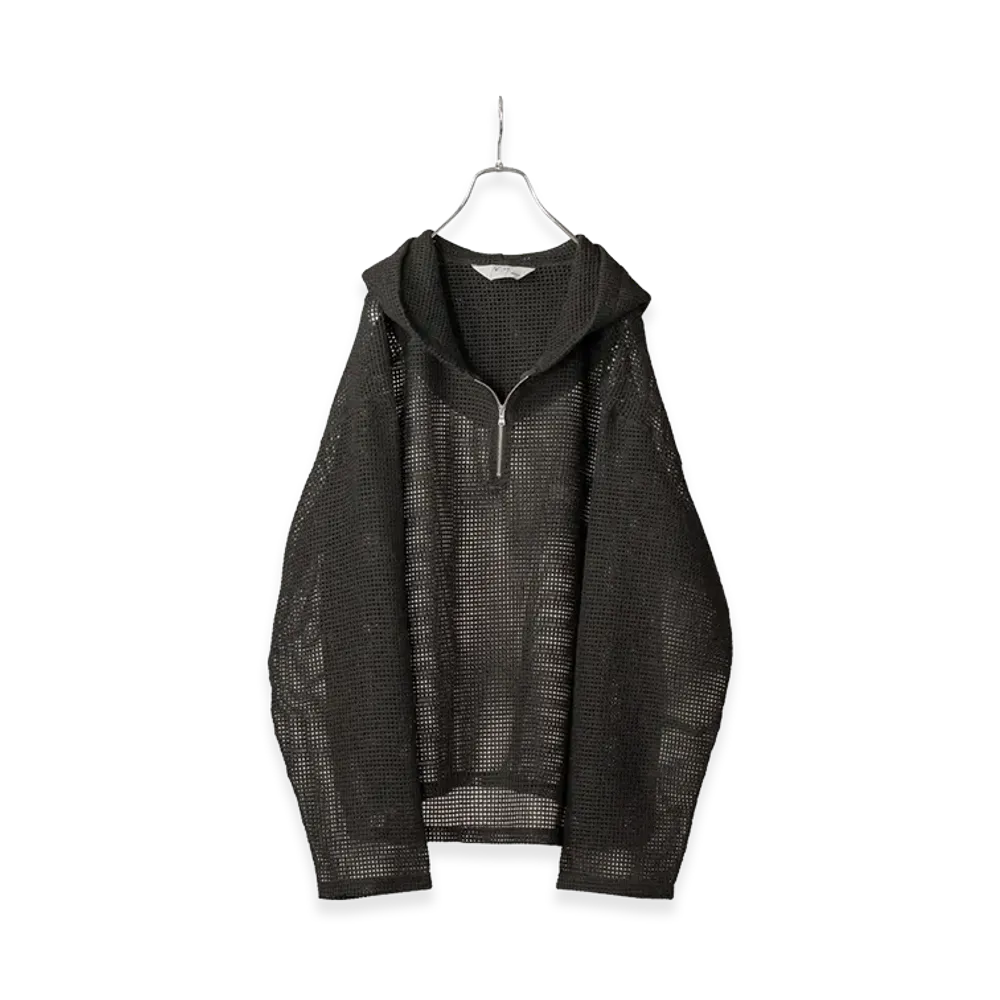 ANCELLM Wool Russell Hoodie "Black"