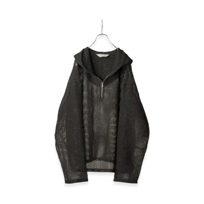 ANCELLM Wool Russell Hoodie "Black"