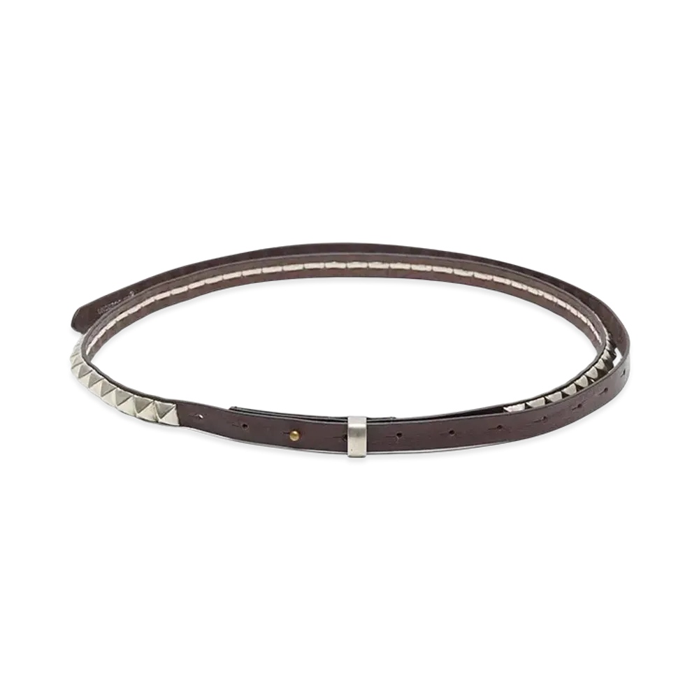 UNDERCOVER Cowhide Leather Belt "Brown"
