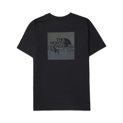 The North Face Short Sleeve Square Mountain Logo Tee "Black"