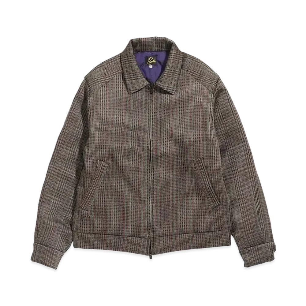 Needles SPORT JACKET - PE/W/CU FANCY PLAID "Bordeux/Red/Yellow"