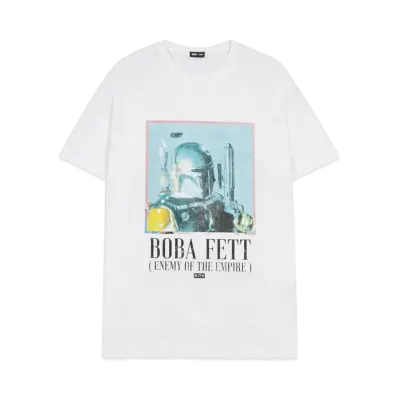 Kith Star Wars Boba Fett Vintage Tee "White"