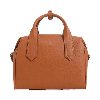 CHARLES & KEITH Double Handle Mini Duffel Bag "Orange"