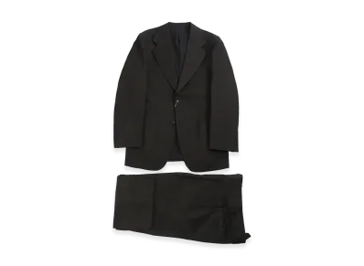 COMOLI Cotton Twill Suit "Black"