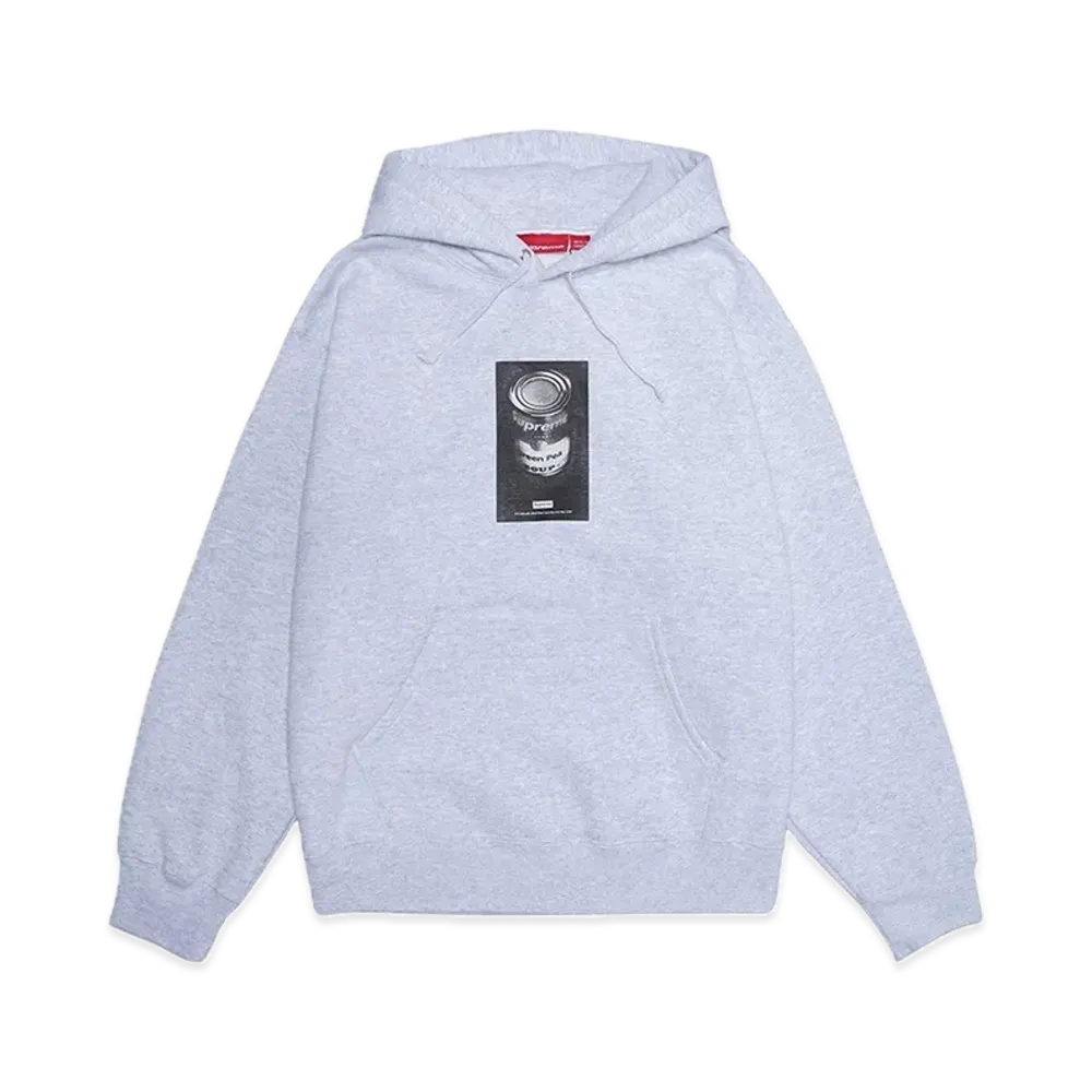 Supreme Soup Can Hooded Sweatshirt "Ash Grey"