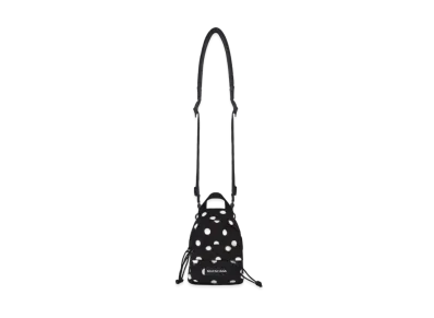 BALENCIAGA Explorer Mini Backpack In Spray Dots Printed Recycled Nylon "Black"