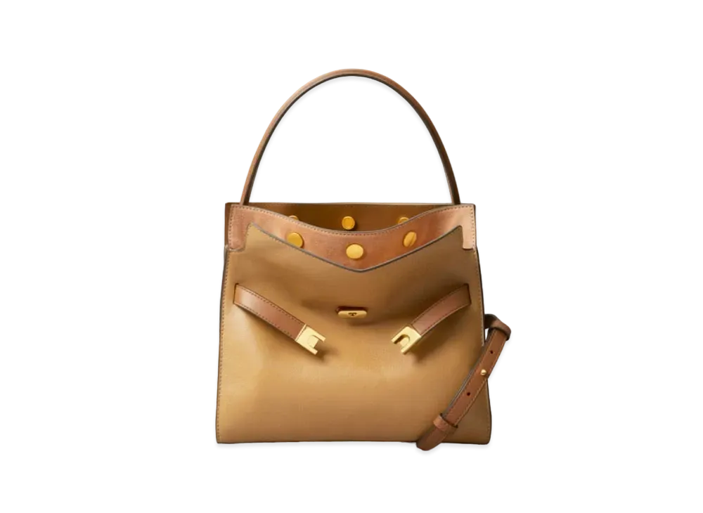 Tory Burch Lee Radziwill Small Double Bag "Tiramisu"