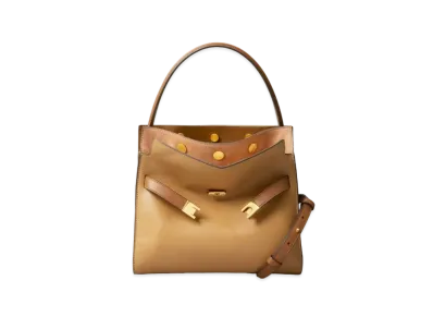 Tory Burch Lee Radziwill Small Double Bag "Tiramisu"