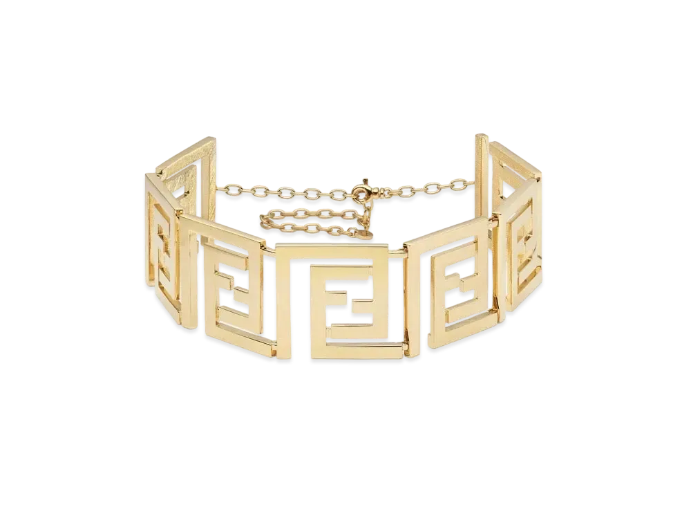 FENDI x Versace Fendace Gold-Colored Chalker "Gold"