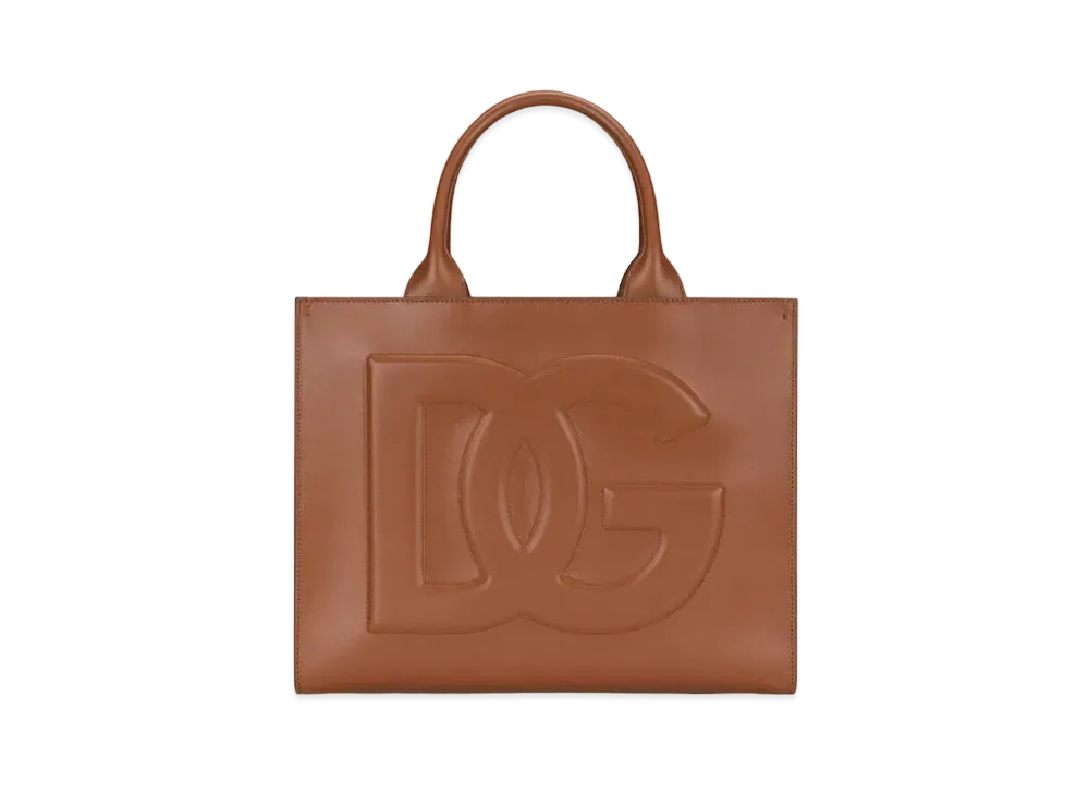 Dolce&Gabbana DG Daily Shopping Bag Small Calfskin "Brown"