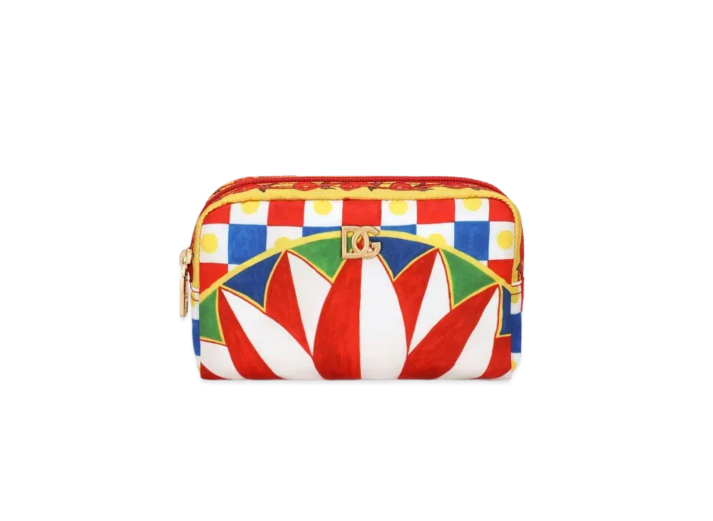 Dolce&Gabbana Pouch Nylon Calette Print "Multicolor"