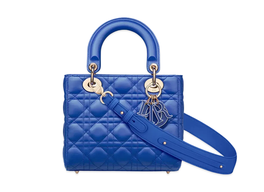 Dior Lady Dior My ABCDior Bag Greek Blue Cannage Lambskin "Greek Blue"