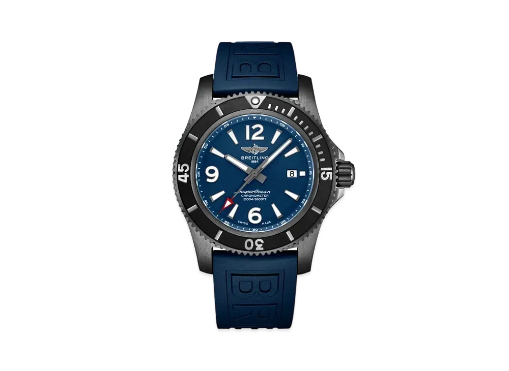 BREITLING SUPEROCEAN AUTOMATIC 46 BLACK STEEL "Blue"