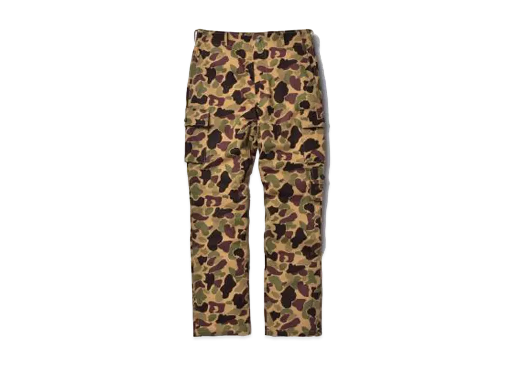 THE REAL McCOY'S BEO GAM CAMOUFLAGE TROUSERS "Beige"