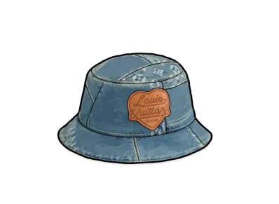 Louis Vuitton x NIGO LV MADE BUCKET HAT COTTON "Black"