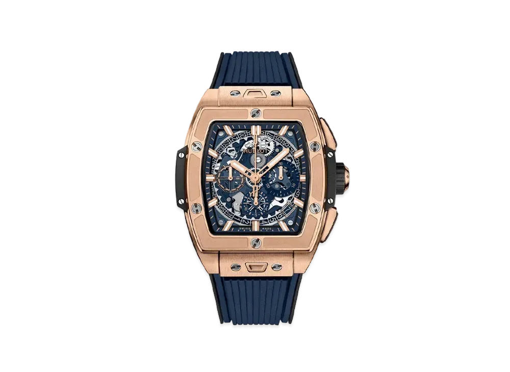 HUBLOT Spirit of Big Bang King Gold Blue 42mm