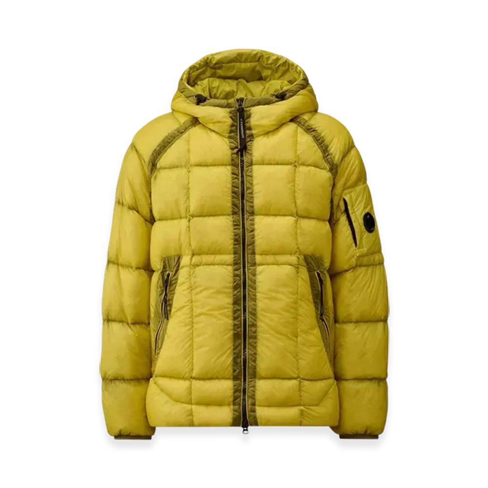 C.P. Company D.D. Shell Hooded Down Jacket "Green Sheen"
