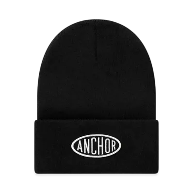 Mercedes Anchor Inc. Oval Logo Wappen Watch Cap "Black"
