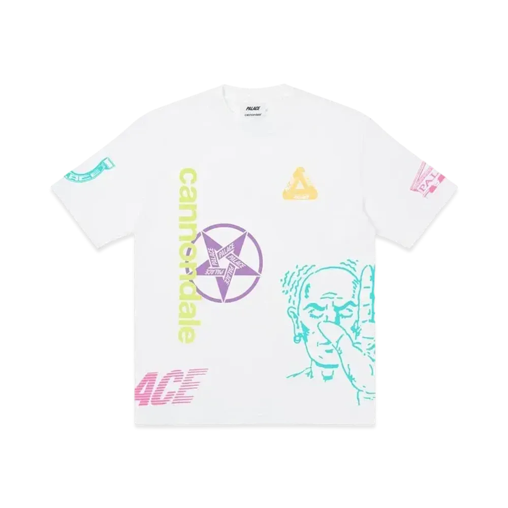 PALACE Cannondale Mad Boy T-shirt "White"