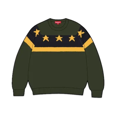 Supreme Stars Sweater "Green"