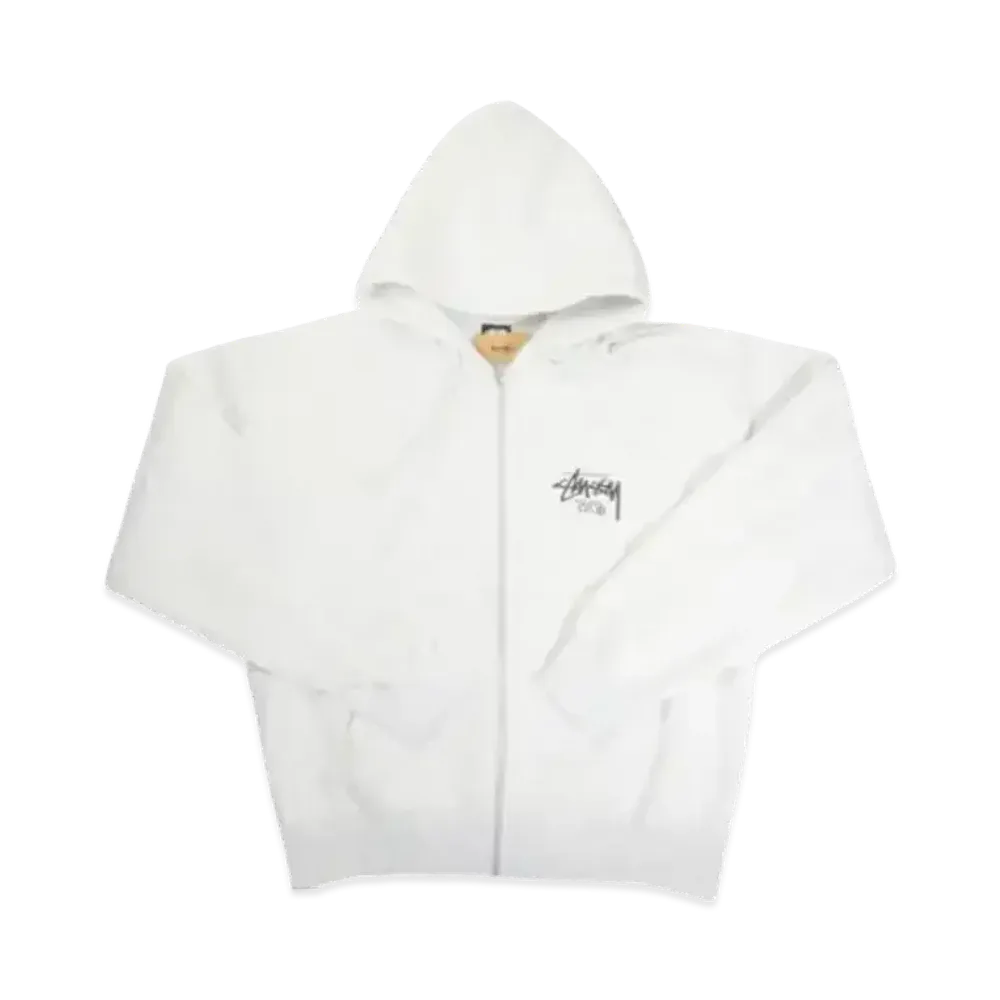 Stussy Stock Tokyo SS26 Zip Hood "Ash Heather"