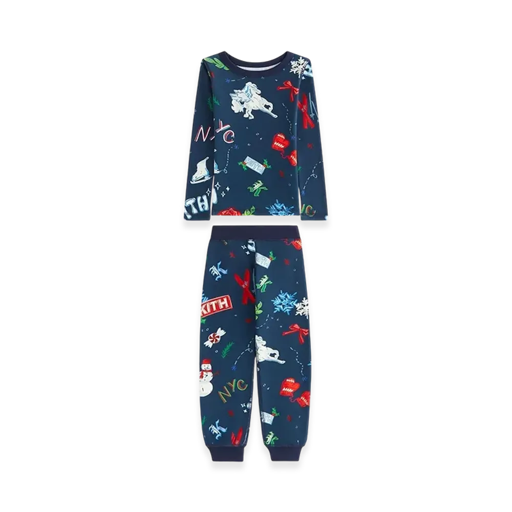 Kithmas Kids Printed Lounge Set "Nocturnal"