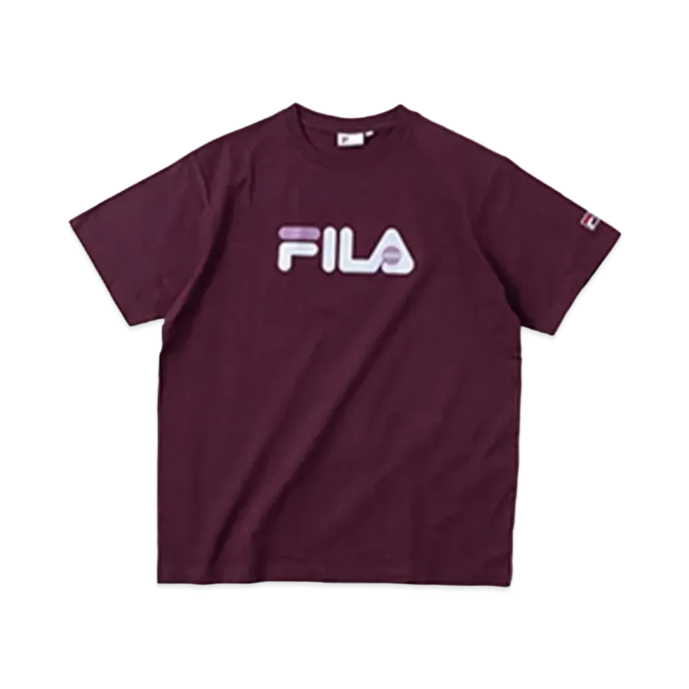 FILA x Detective Conan T-Shirt "Burgundy"