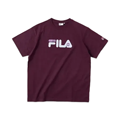 FILA x Detective Conan T-Shirt "Burgundy"
