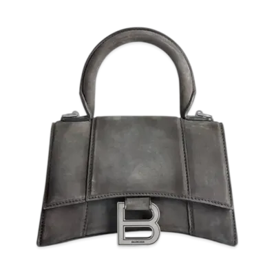 BALENCIAGA Hourglass Handbag XS "Storm Grey"