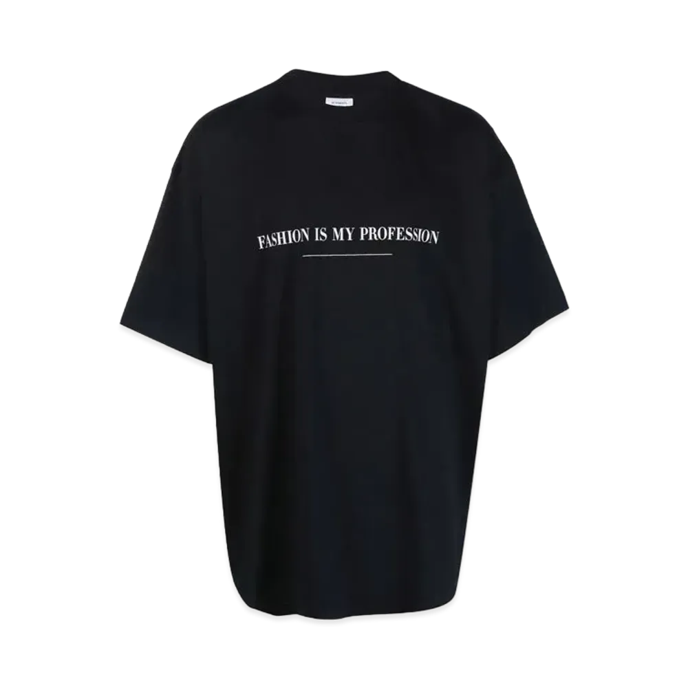 VETEMENTS Slogan T-shirt "Black"
