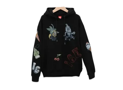 ICECREAM Stitching Hoodie "Black"