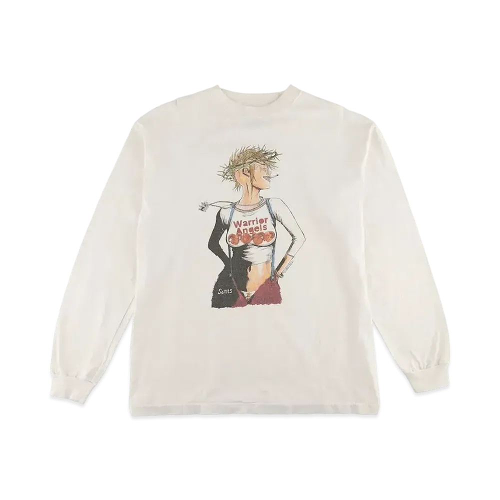 SAINT Mxxxxxx LS TEE PUNKGIRL "White"