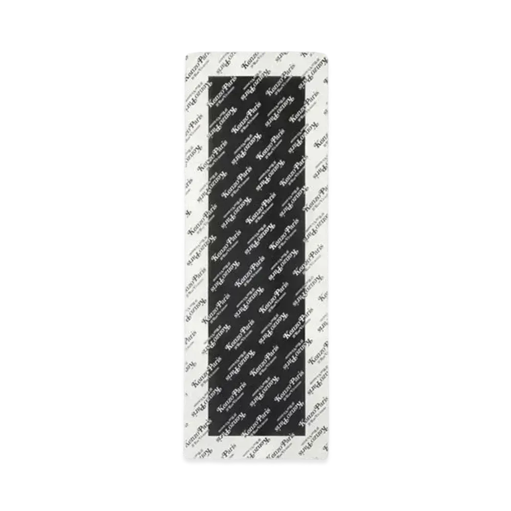 KENZO 'KENZOGRAM' Cotton Stole "Black"