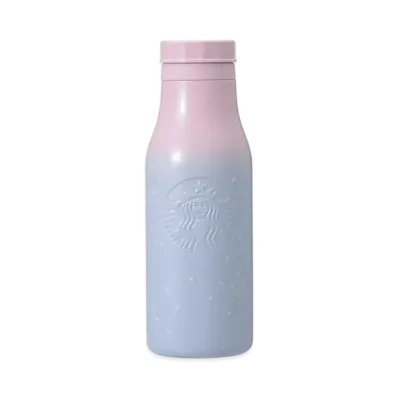 STARBUCKS Stainless Steel Logo Bottle Gradation 473Ml "Blue Pink"