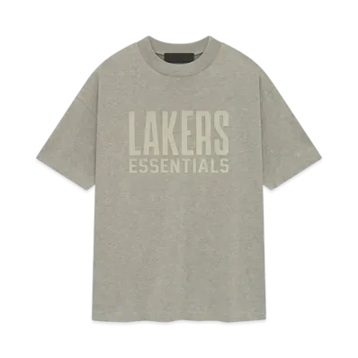FEAR OF GOD ESSENTIALS x NBA Lakers Tee "Warm Heather"