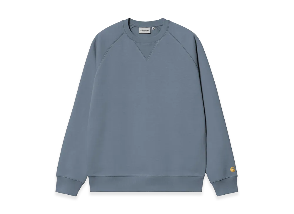 Carhartt WIP Chase Sweat "Icesheet/Gold"