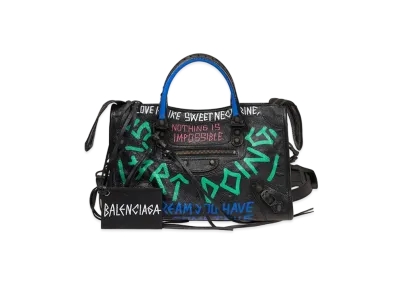 BALENCIAGA Handbag Lambskin "Black"