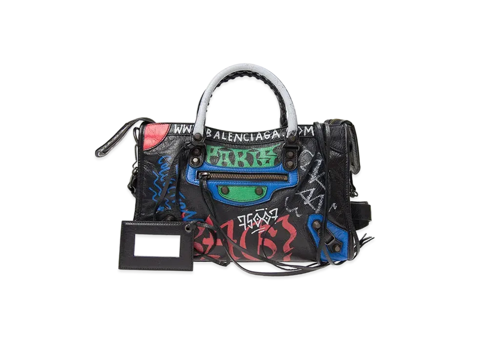 BALENCIAGA Handbag Lambskin "Black"